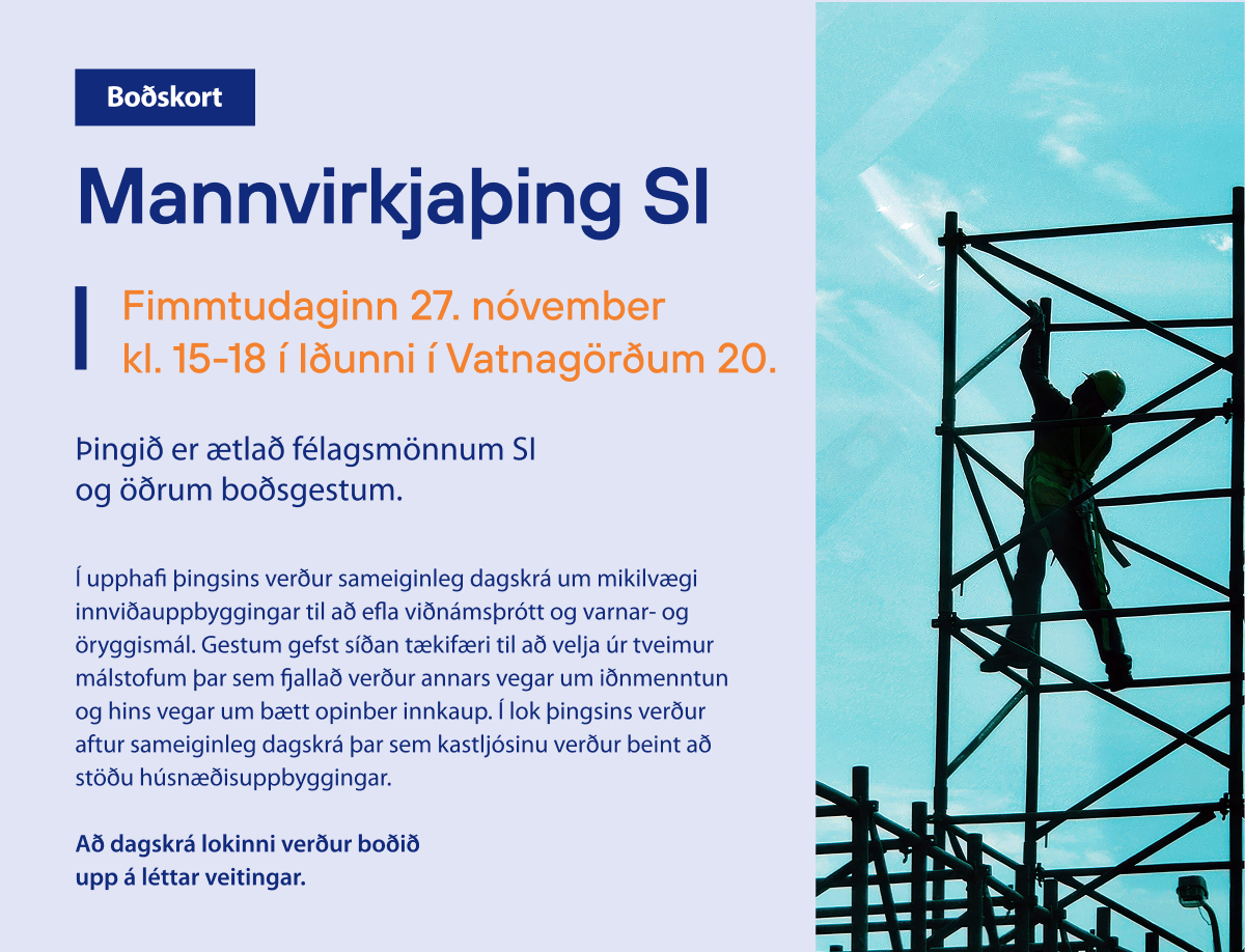 Mannvirkjaþing Samtaka iðnaðarins 